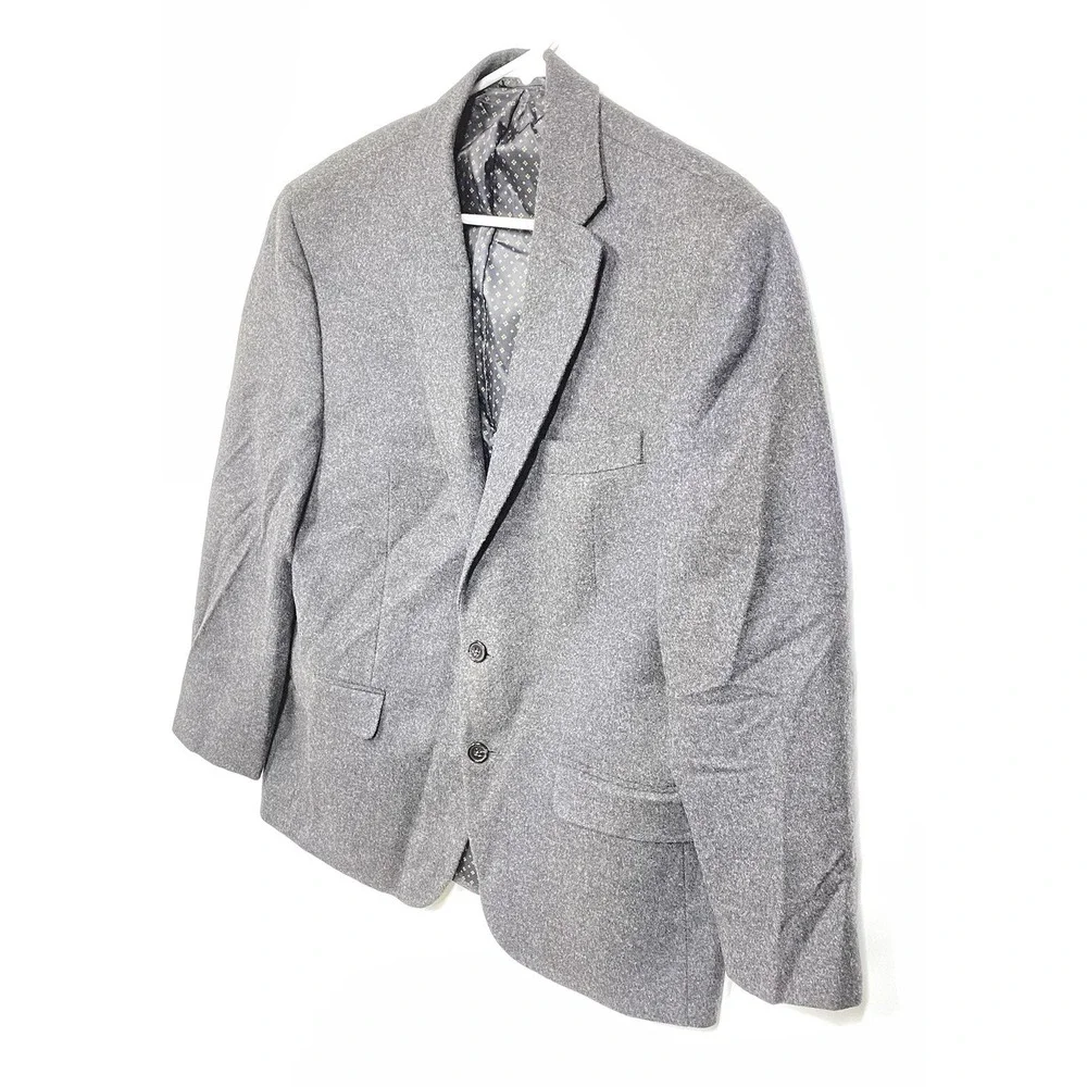 Ralph Lauren Black Label Mens Jordan Wool/silk Solid gray Sportcoat Blazer 40R